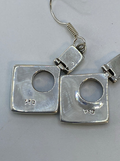 Aretes de Plata 950 con Opalo de Fuego — Taxco — foto 5