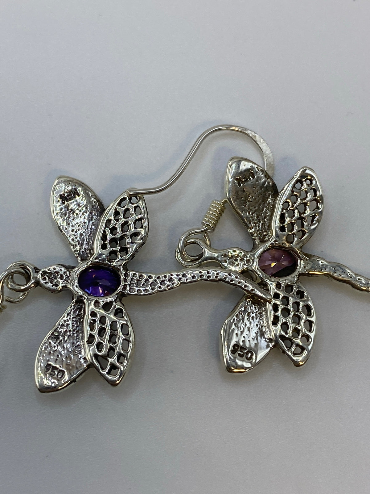 Aretes de Plata Ópal de Fuego Rosa — Taxco 950 — foto 5