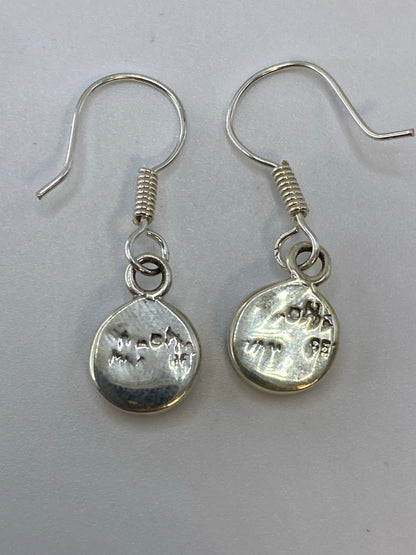 Aretes de Plata con Ópalo de Fuego — Taxco 925 — foto 5