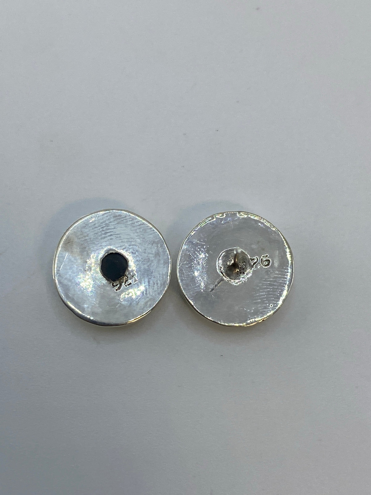 Aretes Plata 925 con Piedra Negra — Taxco — foto 5