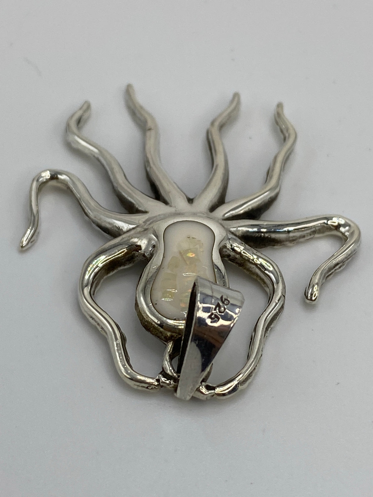 Dije Pulpo Plata 925 Ópalo de Fuego — Taxco Artesanal — foto 5