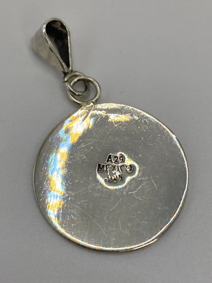 Dije Plata Calendario Azteca Ópalo de Fuego — Taxco 925 — foto 5