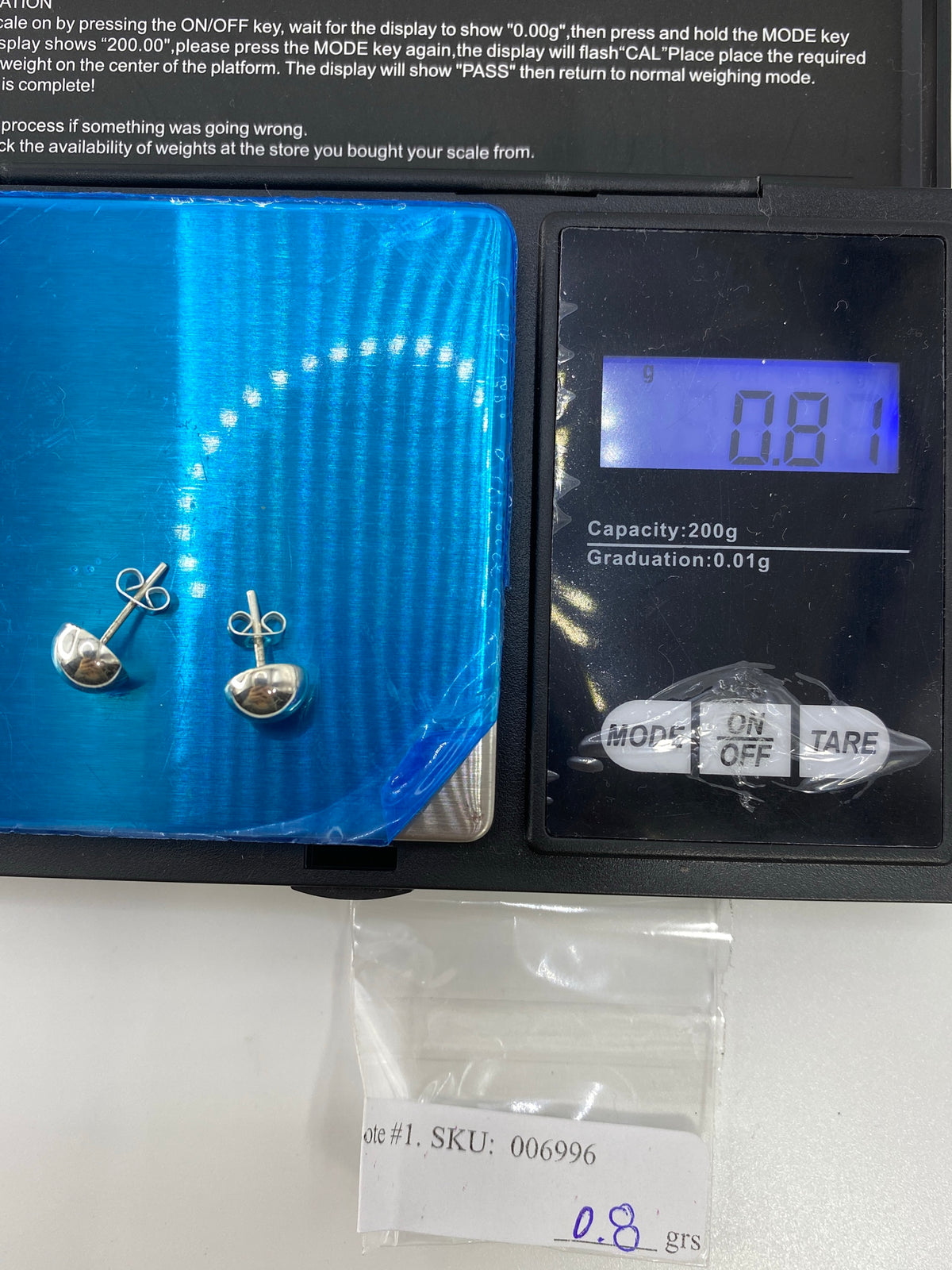 Aretes Plata Granulado Minimalistas — Taxco 925 — foto 6