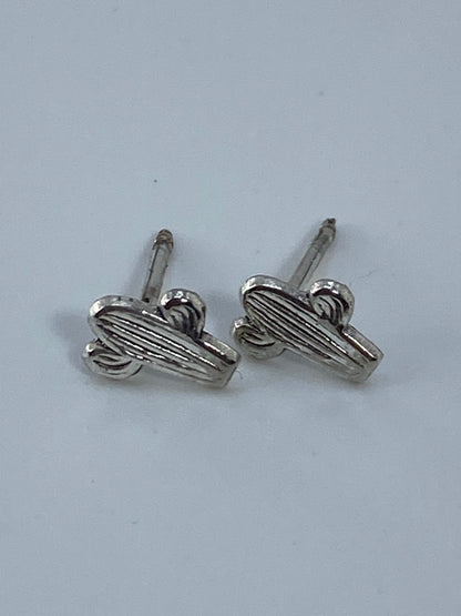 Aretes de Plata Cactus Cartoneado — Taxco 925 — foto 5