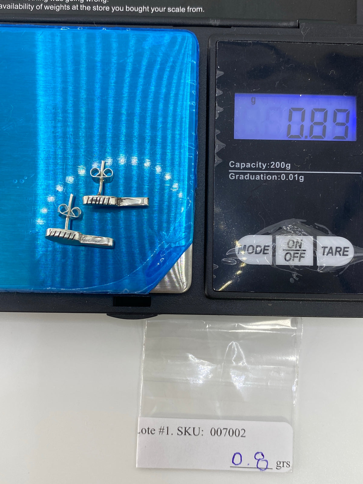 Aretes de Plata Cartoneado Minimalista — Taxco 925 — foto 6