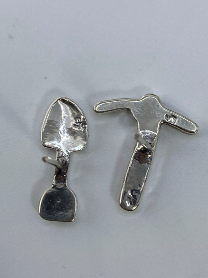 Aretes de Plata Cartoneado — Taxco 925 — foto 5