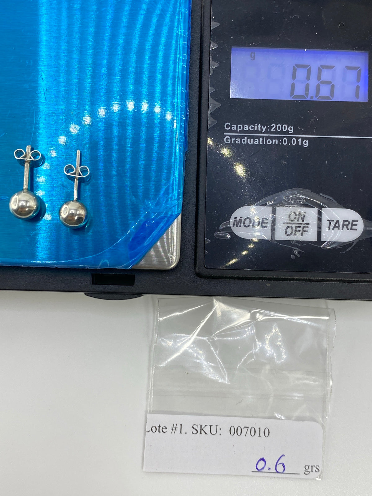 Aretes de Plata Cartoneado Minimalista — Taxco 925 — foto 6