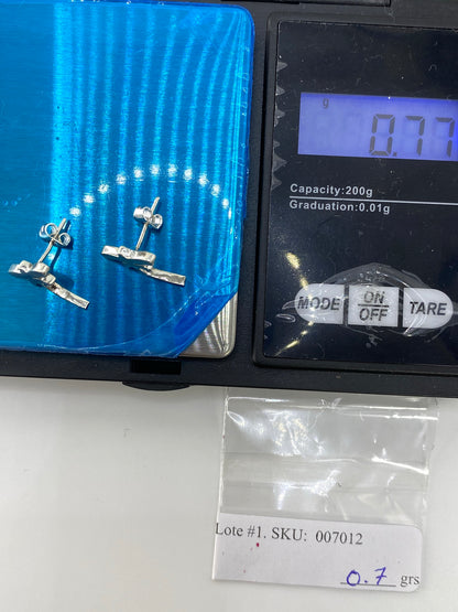 Aretes Plata Cartoneado Minimalista — Taxco 925 — foto 6