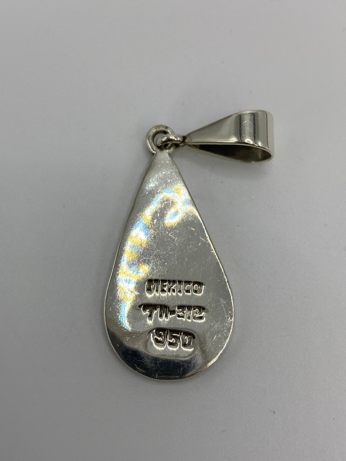 Dije de Plata Religiosa con Opalo de Fuego — Taxco 950 — foto 5