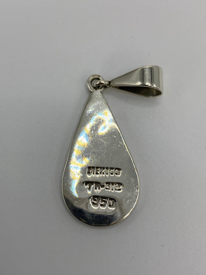Dije de Plata Religiosa con Opalo de Fuego — Taxco 950 — foto 5