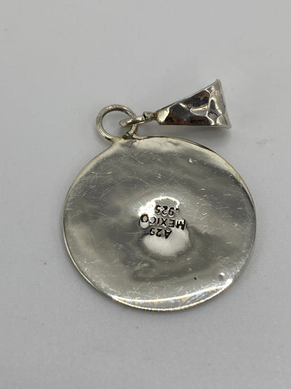 Dije Plata Ópalo de Fuego Prehispánico — Taxco 925 — foto 5