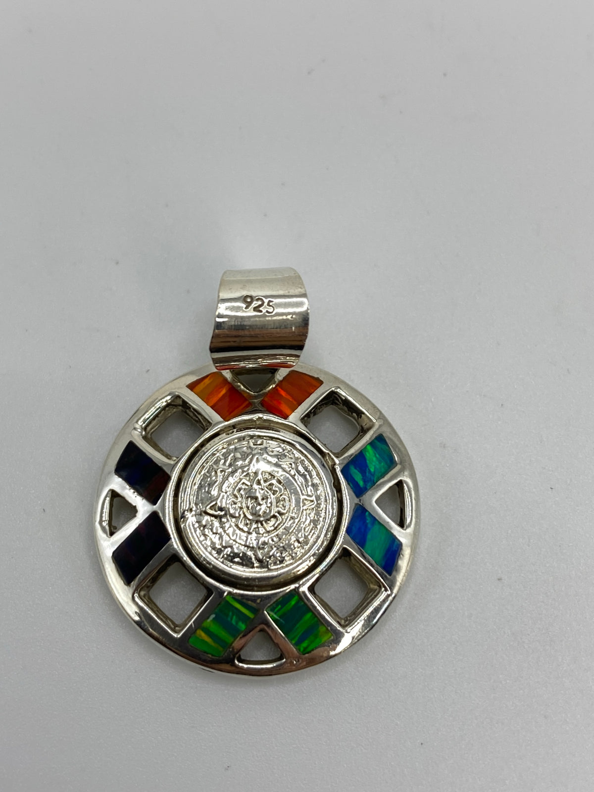 Dije Plata 925 Óopalo de Fuego Multicolor — Taxco — foto 5