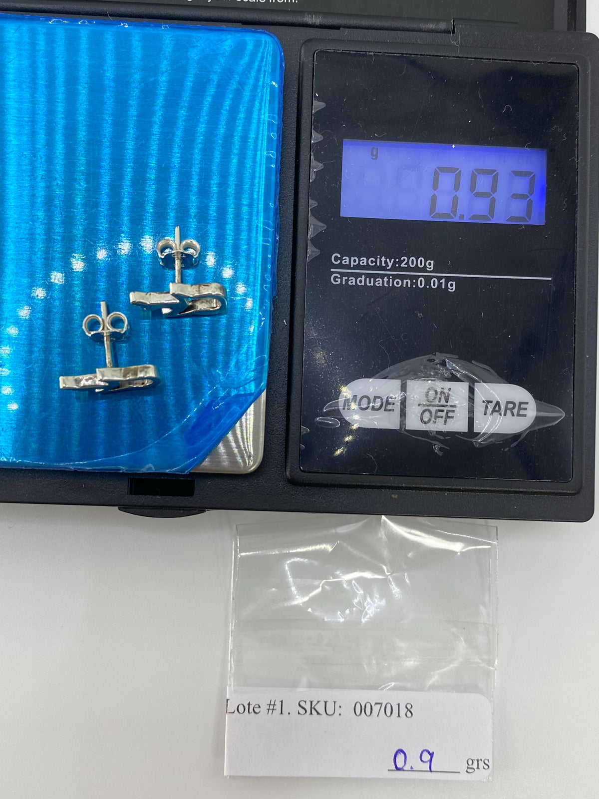 Aretes de Plata Cartoneado Minimalistas — Taxco 925 — foto 6