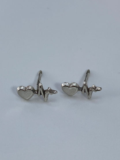 Aretes Plata Cartoneado Latido — Taxco 925 — foto 5