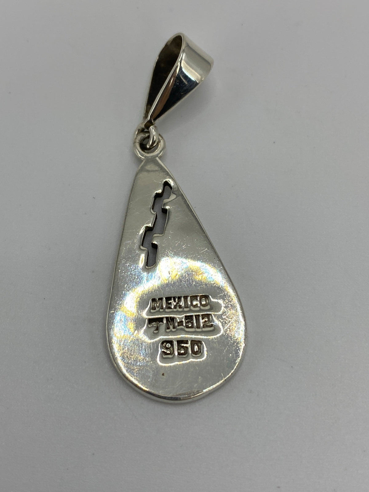 Dije Plata Calendario Azteca con Ópalo de Fuego — Taxco 950 — foto 5