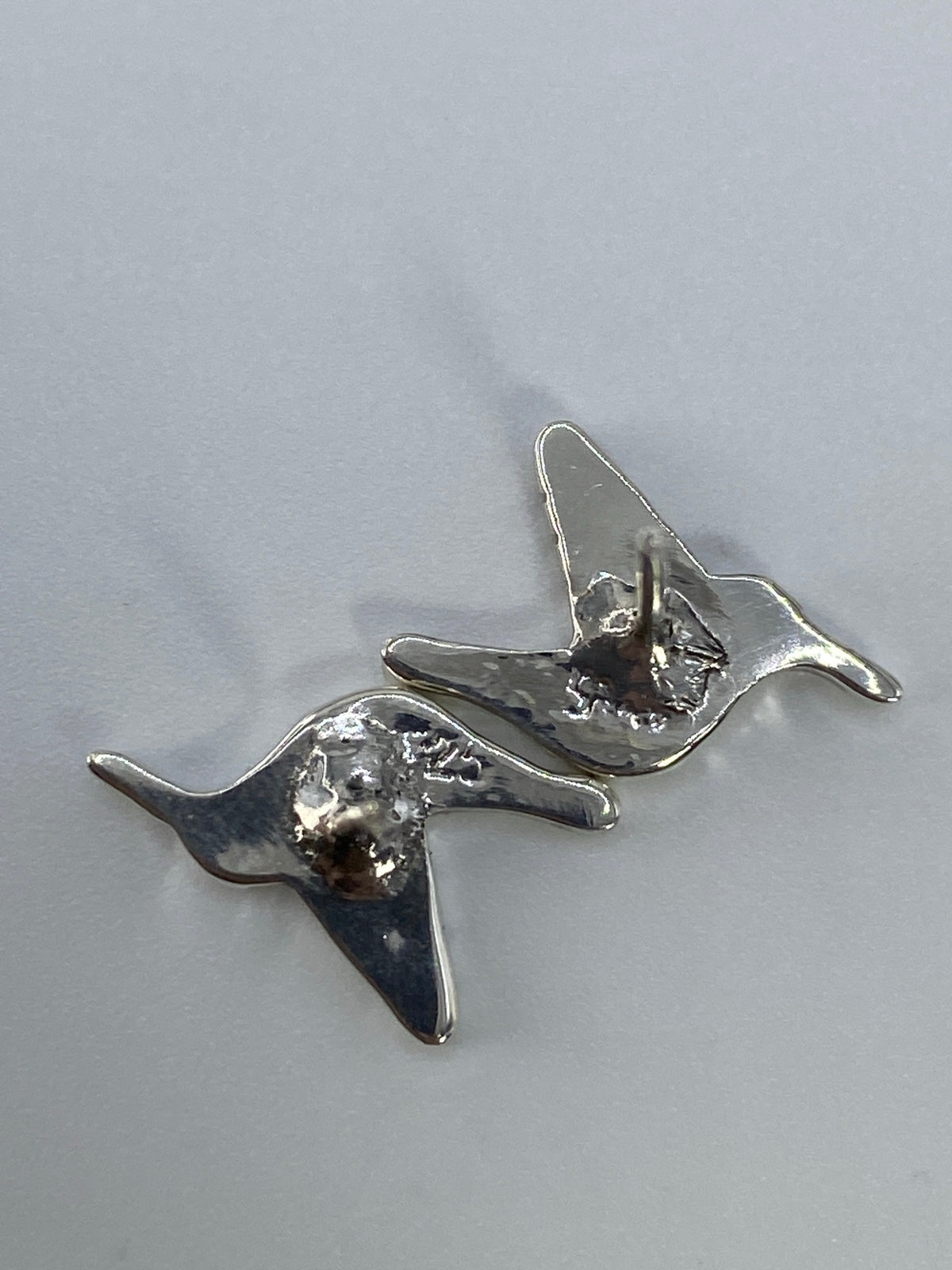 Aretes de Plata Cartoneado — Colibrí Taxco 925 — foto 5