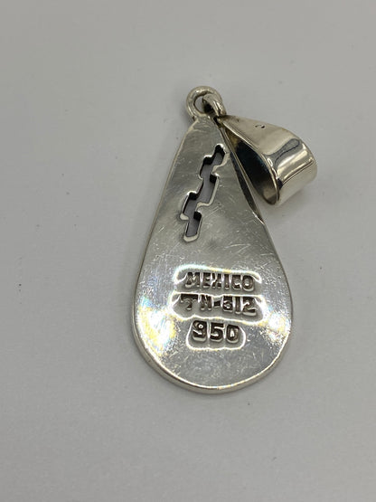 Dije Calendario Azteca Ópalo de Fuego — Plata 950 Taxco — foto 5