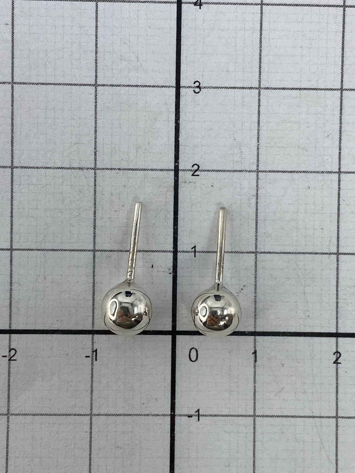 Aretes con postes de plata listos para usar, cierre poste y tuerca