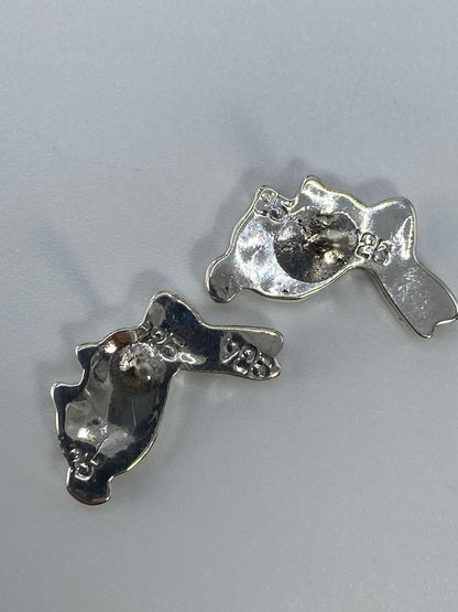 Aretes de Plata Cartoneado — Taxco 925 — foto 5