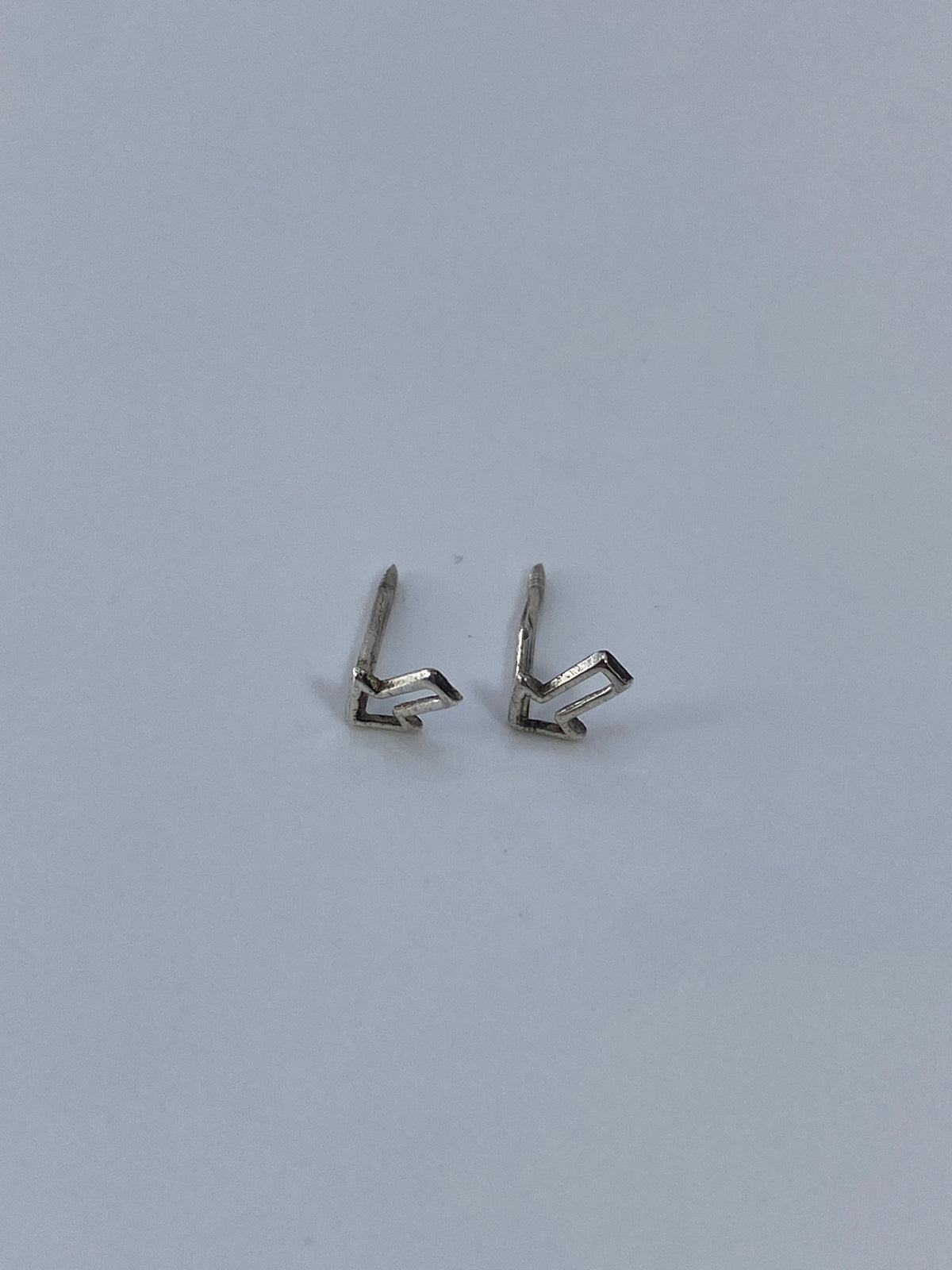 Aretes Plata Cartoneado Minimalista — Taxco 925 — foto 5