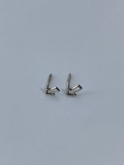 Aretes Plata Cartoneado Minimalista — Taxco 925 — foto 5