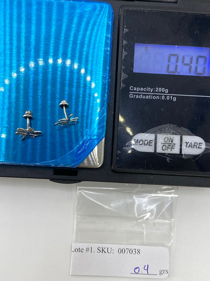 Aretes de Plata Cartoneado Libélula — Taxco 925 — foto 6