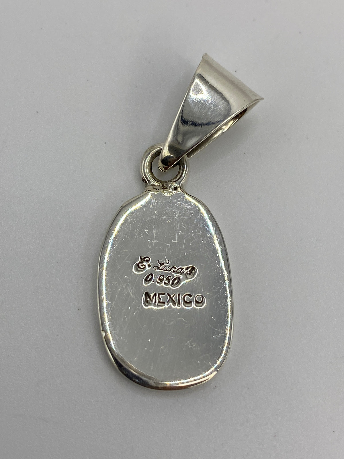Dije Plata 950 Ópalo de Fuego Rosa — Taxco Calado — foto 5