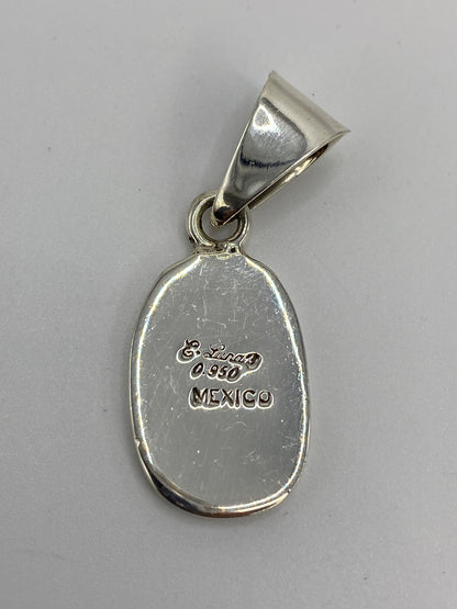 Dije Plata 950 Ópalo de Fuego Rosa — Taxco Calado — foto 5