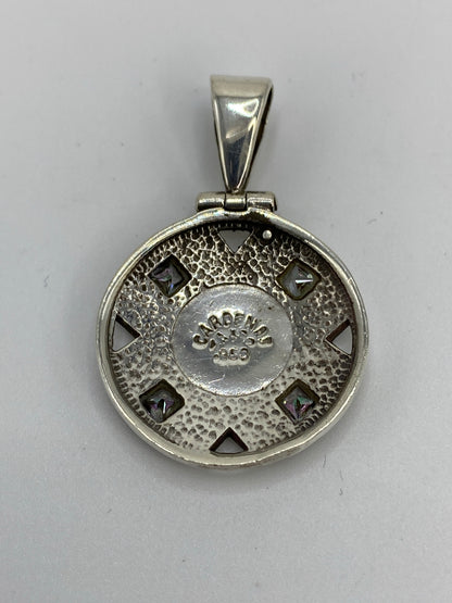 Dije Ópalo de Fuego Rosa — Plata 950 Taxco — foto 5