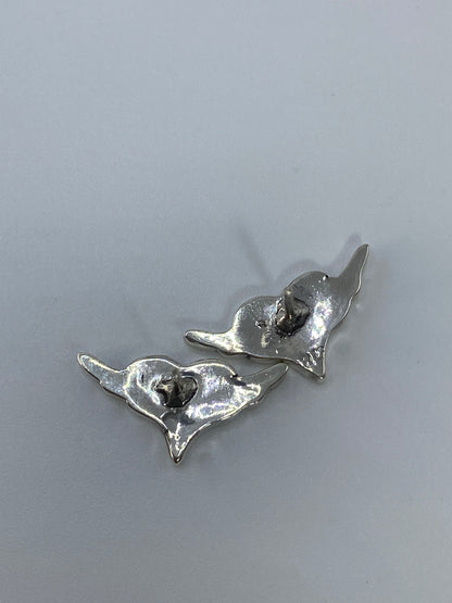 Aretes Plata Alas Cartoneado — Taxco 925 — foto 5