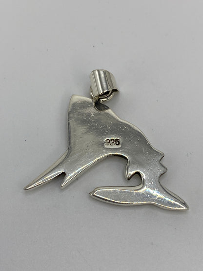 Dije Plata Pez Saltarín con Ópalo de Fuego — Taxco 925 — foto 5