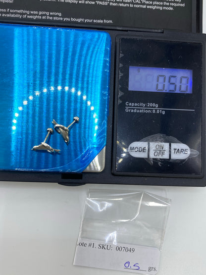 Aretes Delfín de Plata Cartoneado — Taxco 925 — foto 6