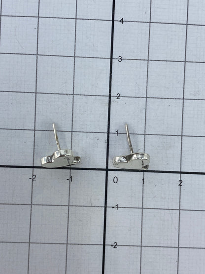 Aretes de plata corazón en estuche con certificado de autenticidad 925