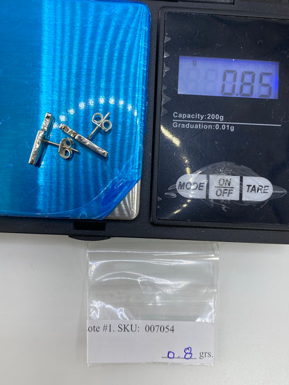Aretes de Plata Cartoneado Minimalistas — Taxco 925 — foto 6