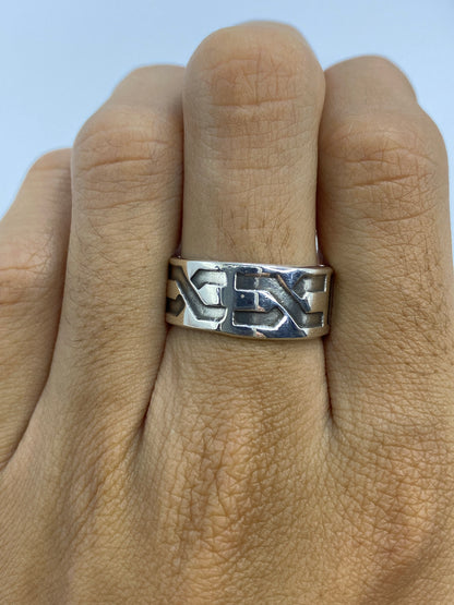 Anillo de Plata Eslabones Geométricos — Taxco 925 — foto 5