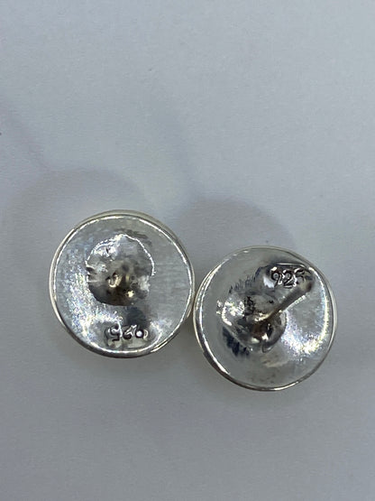 Aretes de Plata Cartoneado Miniatura — Taxco 925 — foto 5