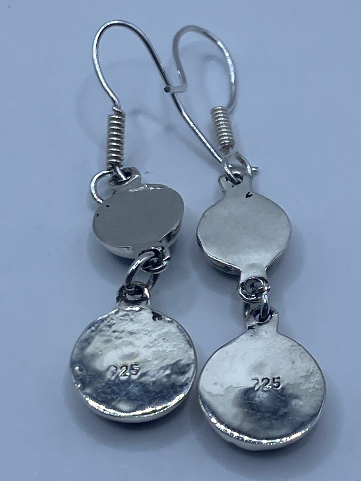 Aretes Plata Ópalo de Fuego Azul — Taxco 925 — foto 5