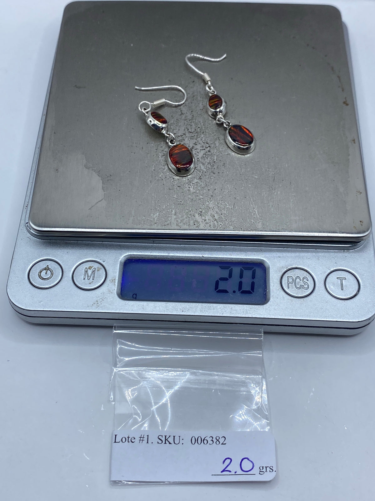 Aretes de plata .925 — foto 6