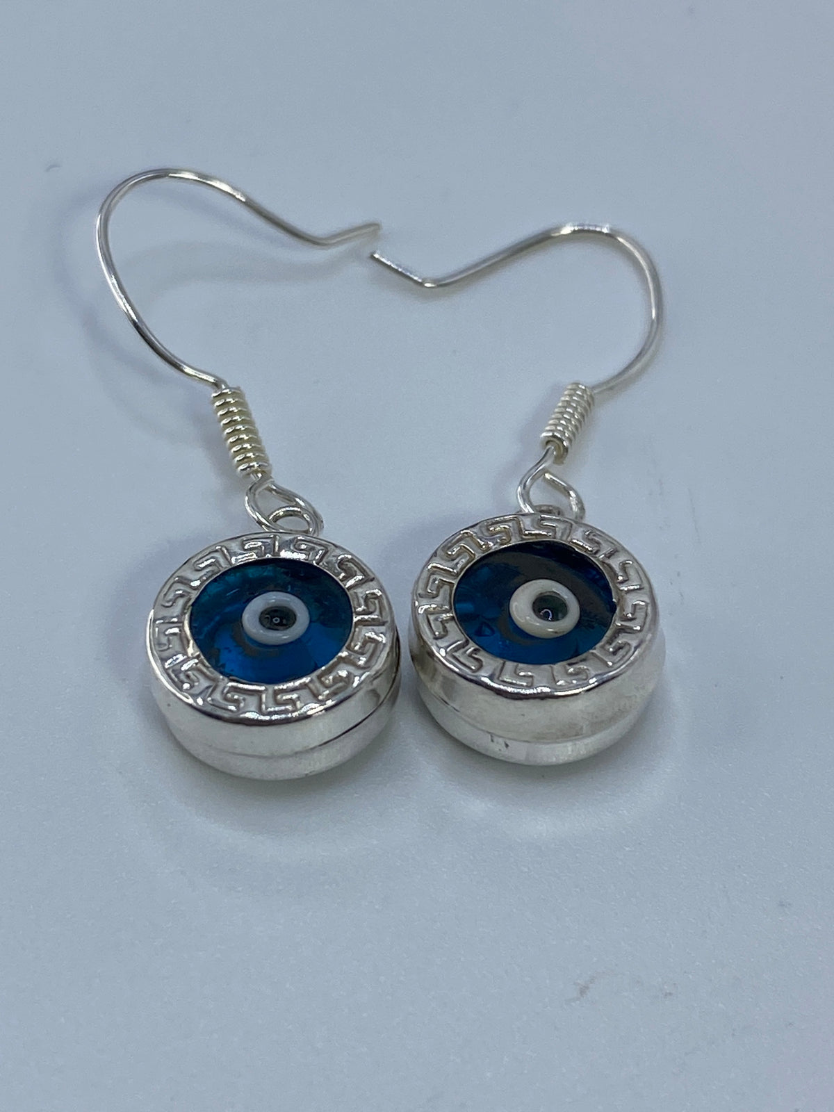 Aretes Plata 925 con Piedra Azul — Taxco — foto 5