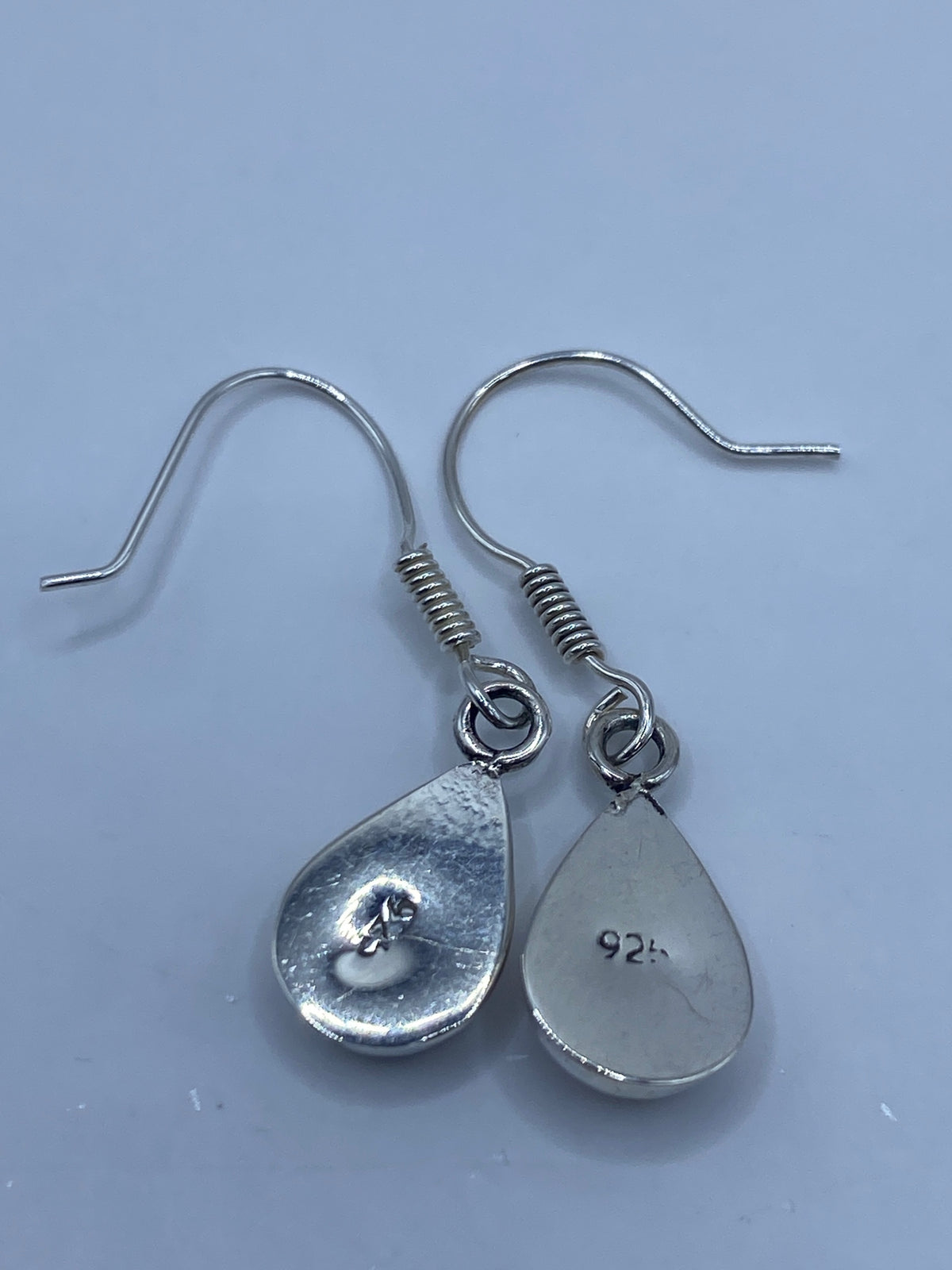 Aretes de Plata Ópalo de Fuego Naranja — Taxco 925 — foto 5