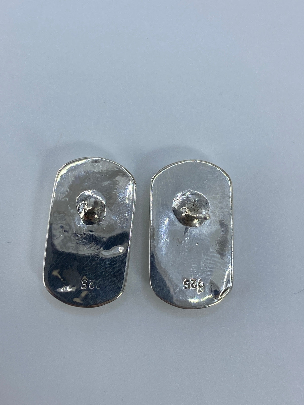 Aretes de Plata Ópalo de Fuego Verde — Taxco 925 — foto 5