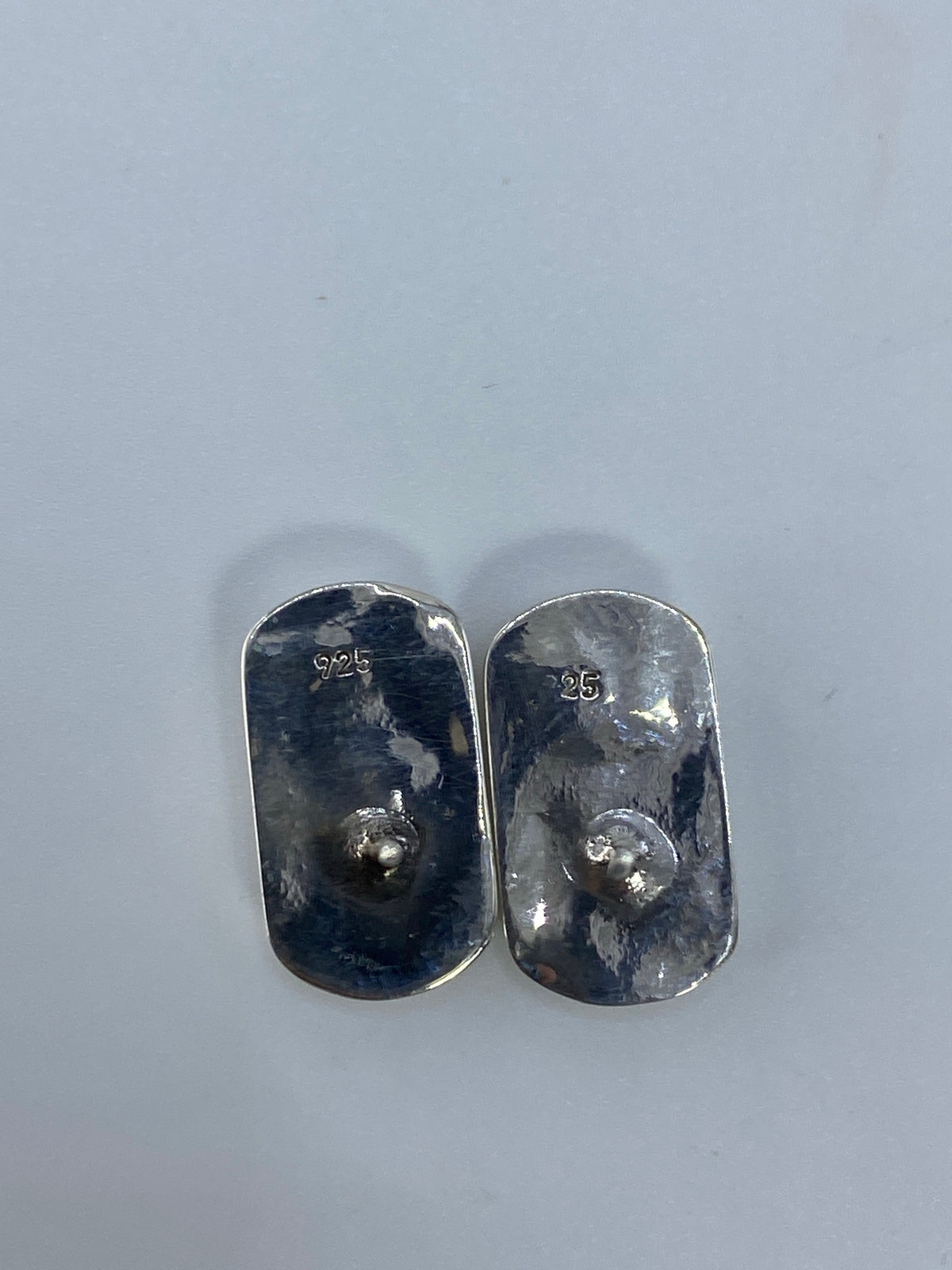 Aretes de Plata con Ópalo de Fuego — Taxco 925 — foto 5
