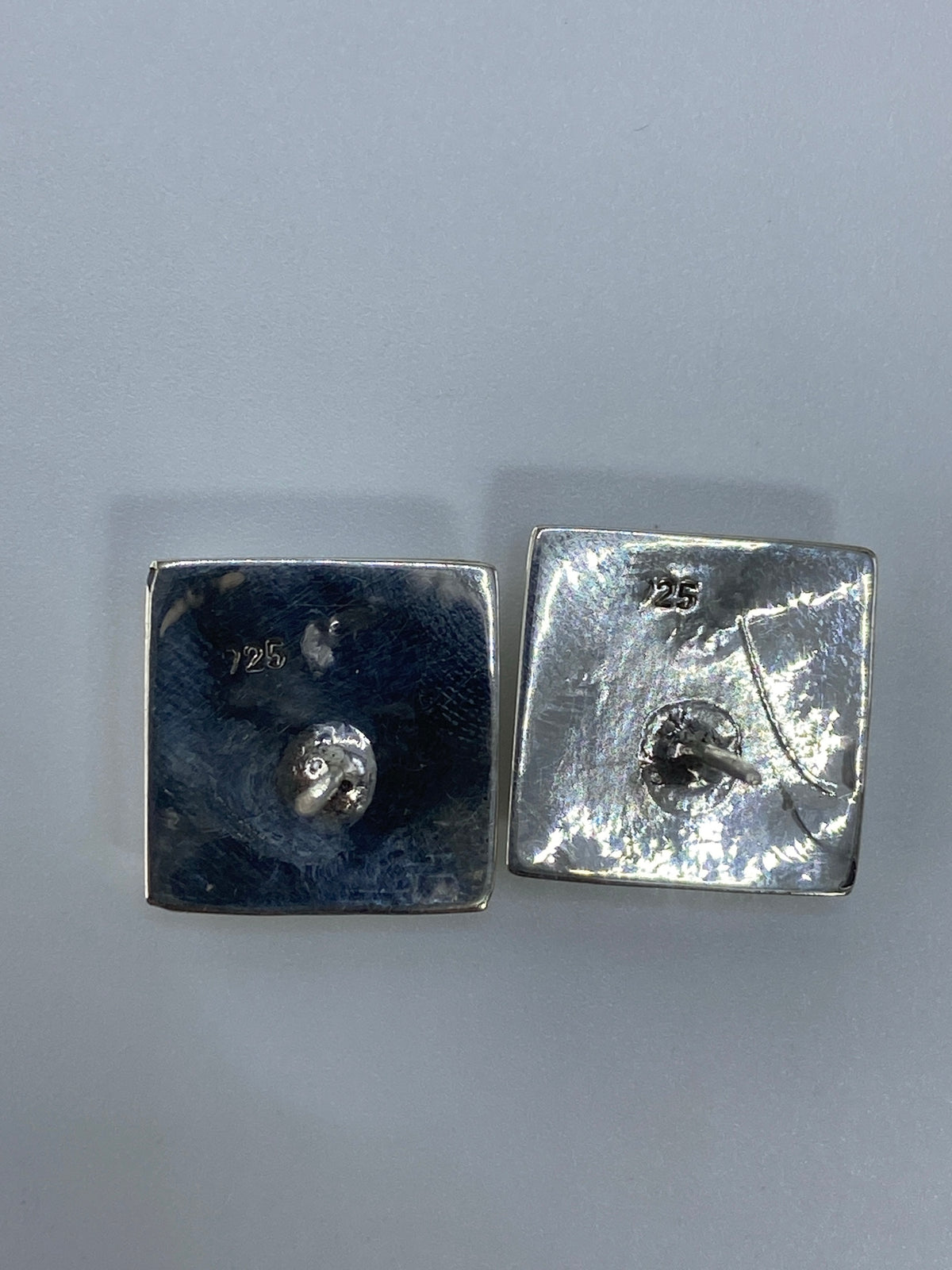 Aretes de Plata Ópalo de Fuego Multicolor — Taxco 925 — foto 5