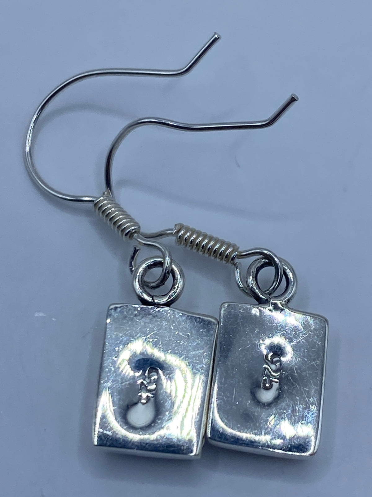 Aretes Plata Ópalo de Fuego Verde — Taxco 925 — foto 5