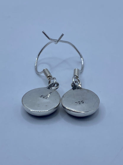 Aretes Plata Ópalo de Fuego Azul — Taxco 925 — foto 5