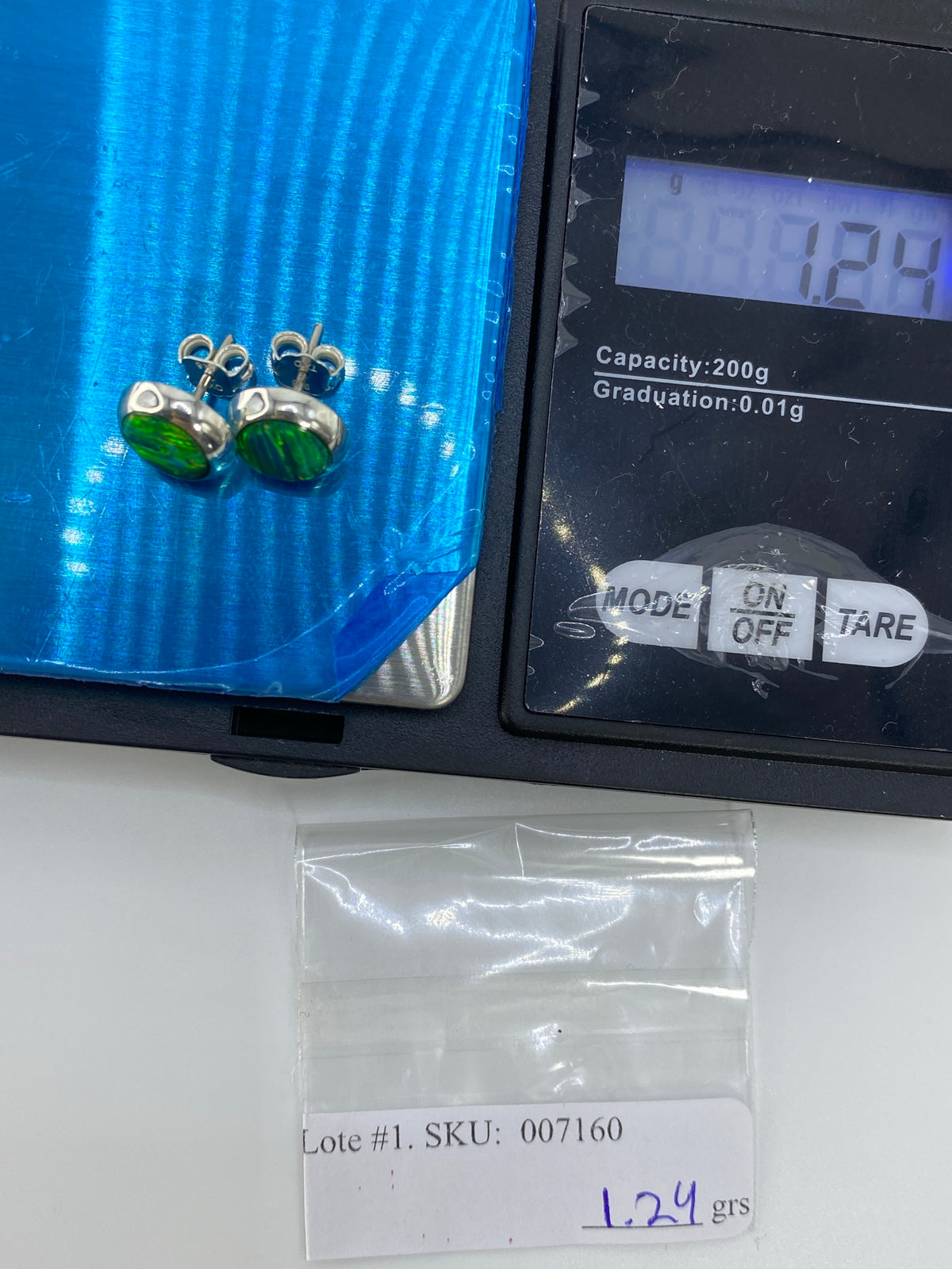 Aretes de Plata Ópalo de Fuego — Taxco 925 — foto 6