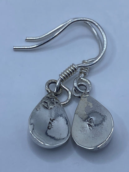 Aretes de Plata Ópalo de Fuego — Gota Multicolor Taxco — foto 5