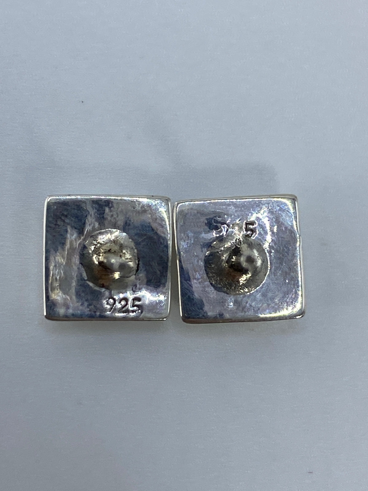Aretes de Plata con Ópalo de Fuego Multicolor — Taxco 925 — foto 5