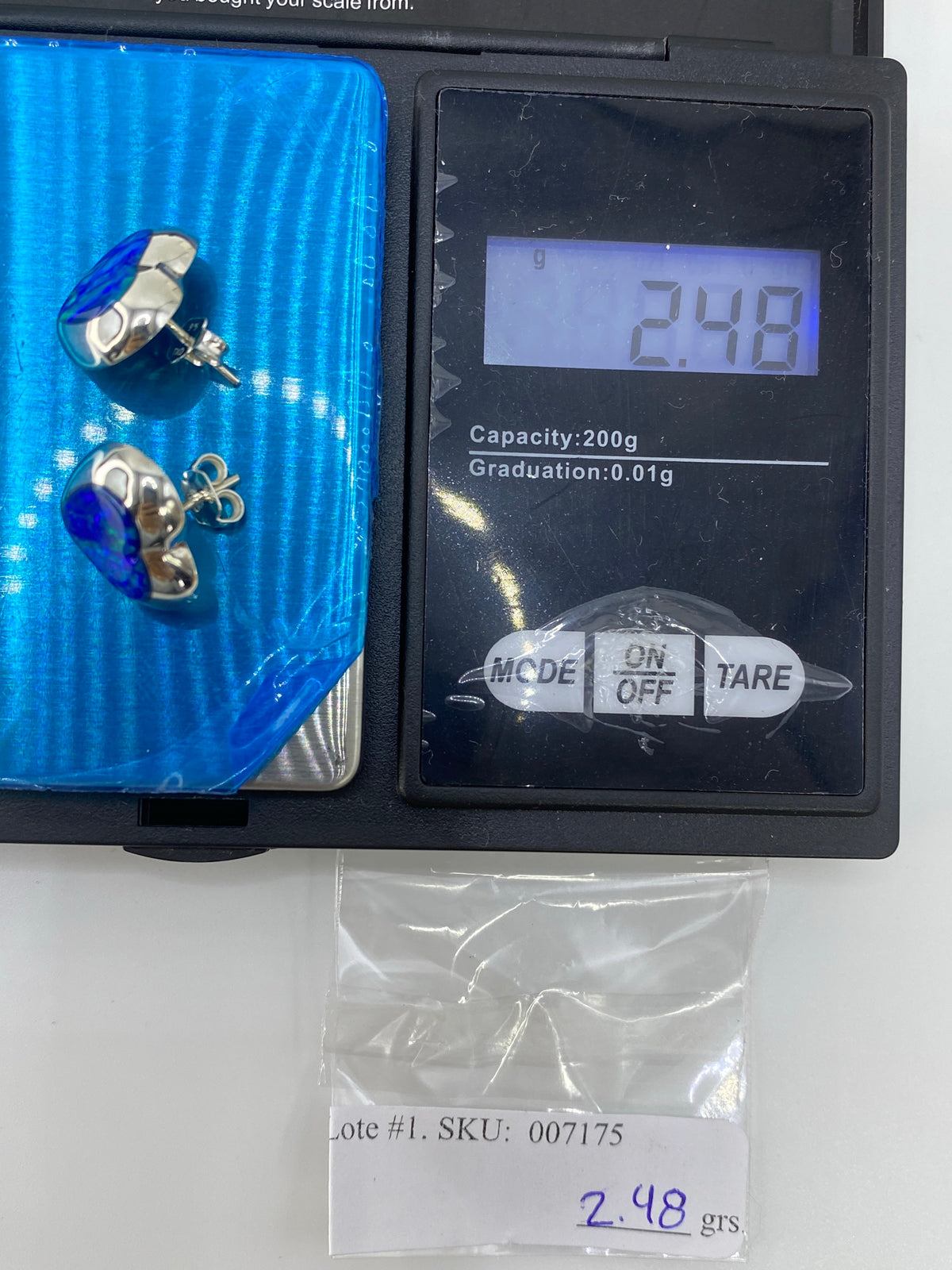 Aretes de Plata Ópalo de Fuego Verde — Taxco 925 — foto 6