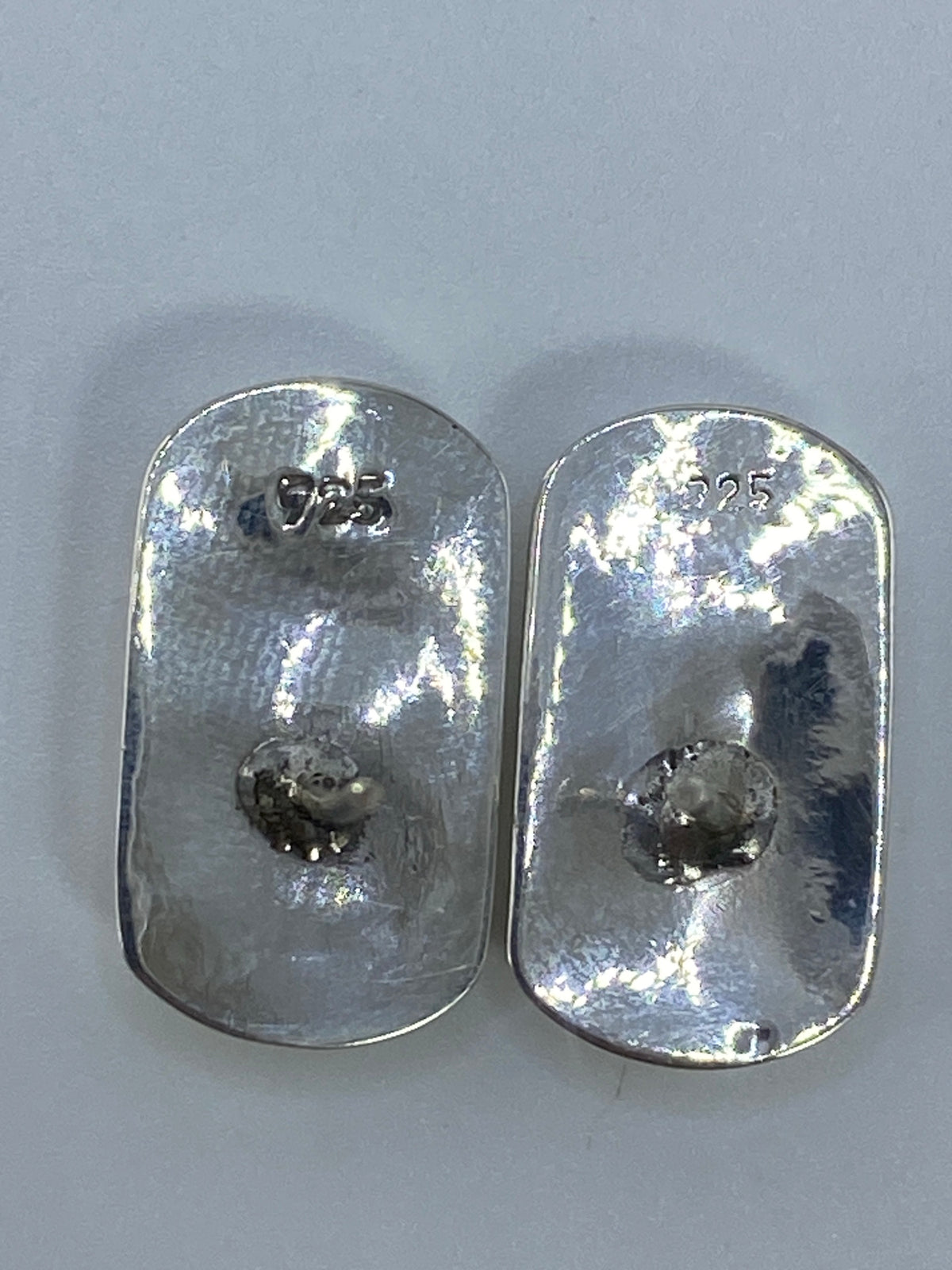Aretes Plata 925 Ópalo de Fuego Naranja — Taxco — foto 5